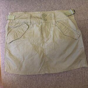 H&M Green Cargo Mini Skirt